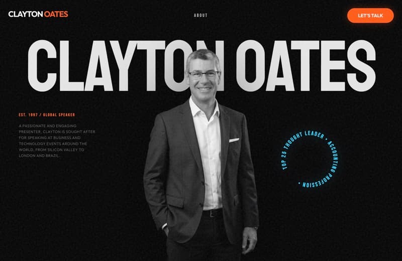 Clayton Oates, Web Design project thumbnail