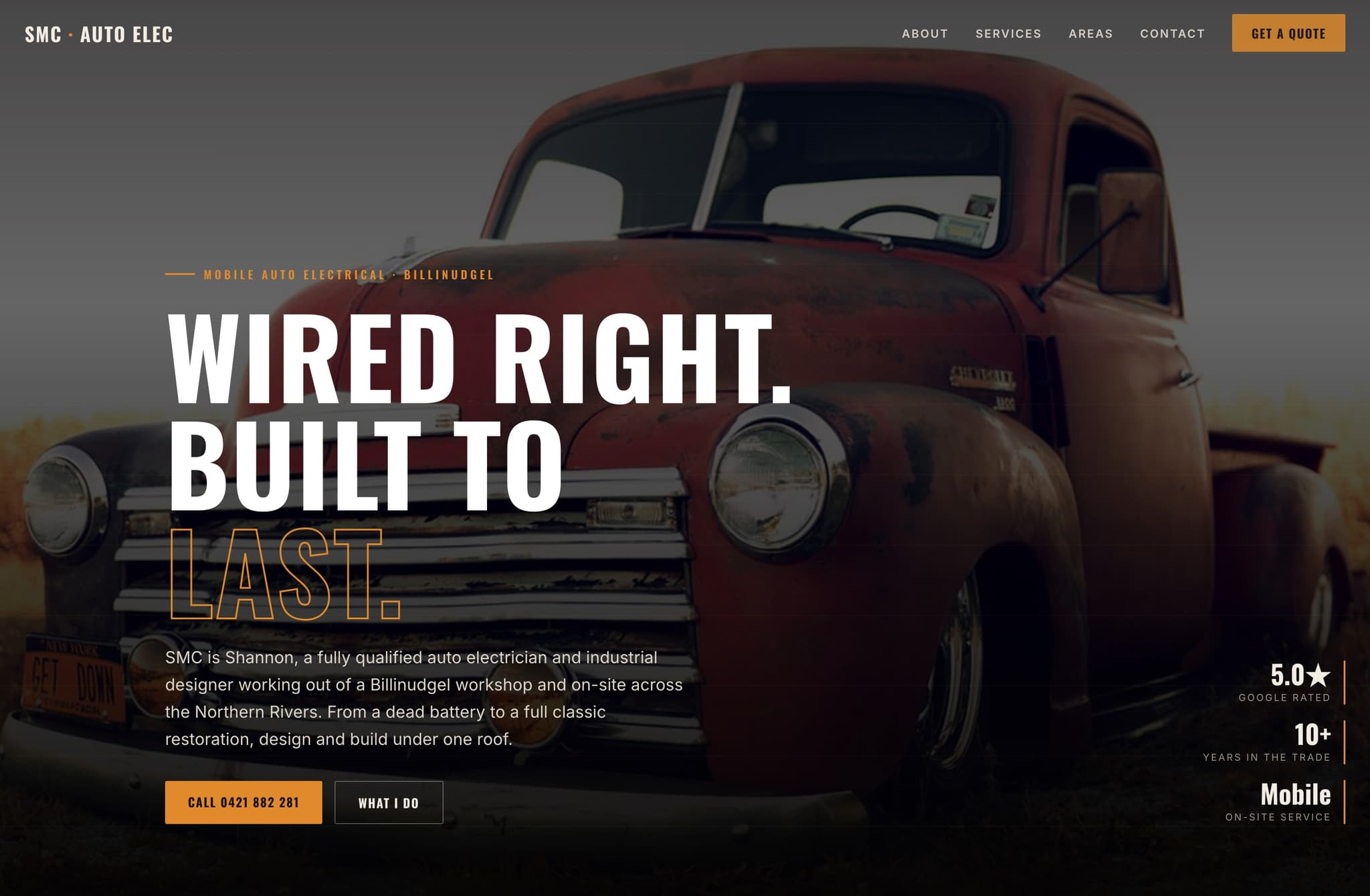 SMC Auto Electrical, Web Design project thumbnail