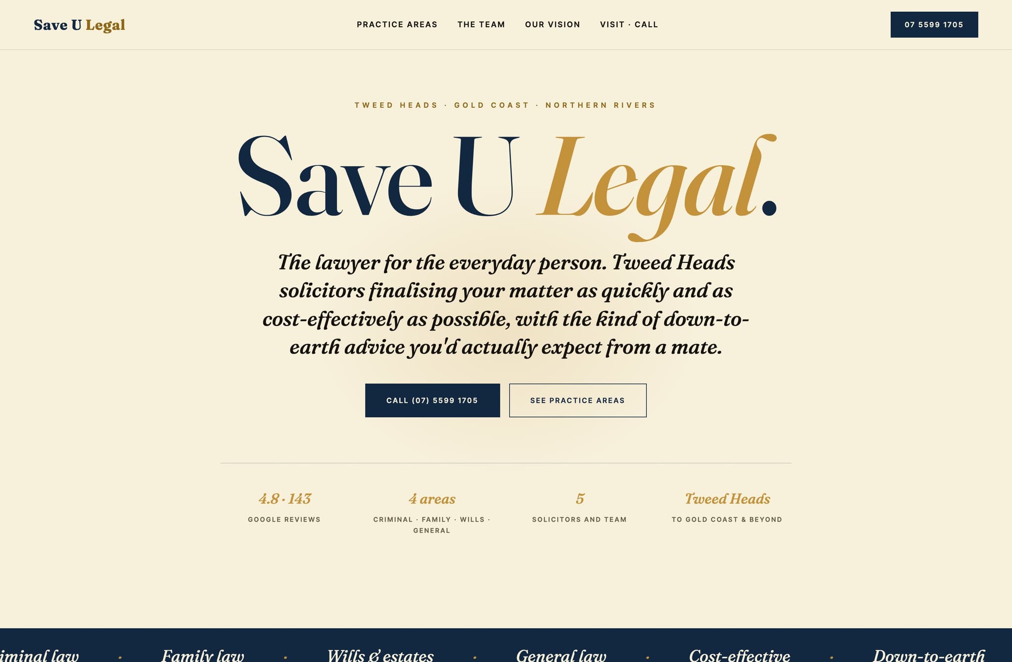 Save U Legal, Web Design project thumbnail