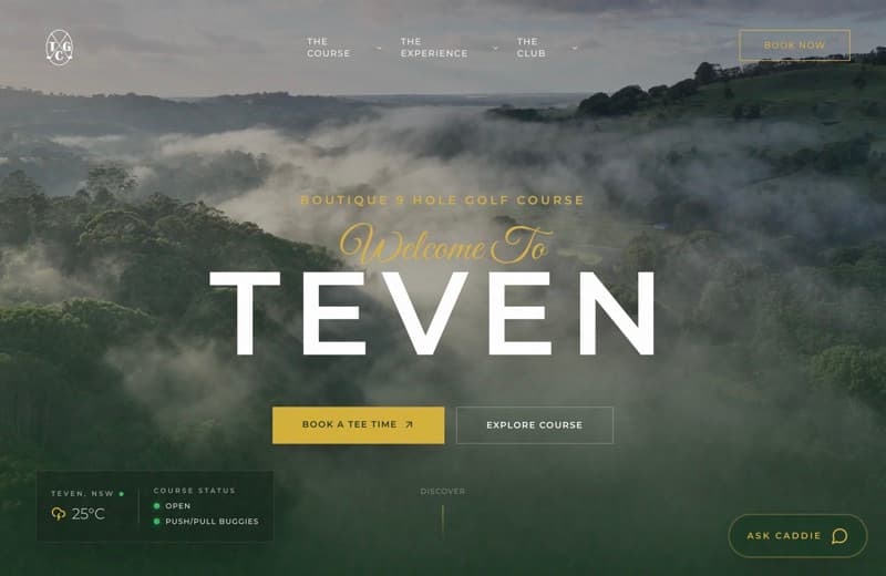 Teven Golf Course website