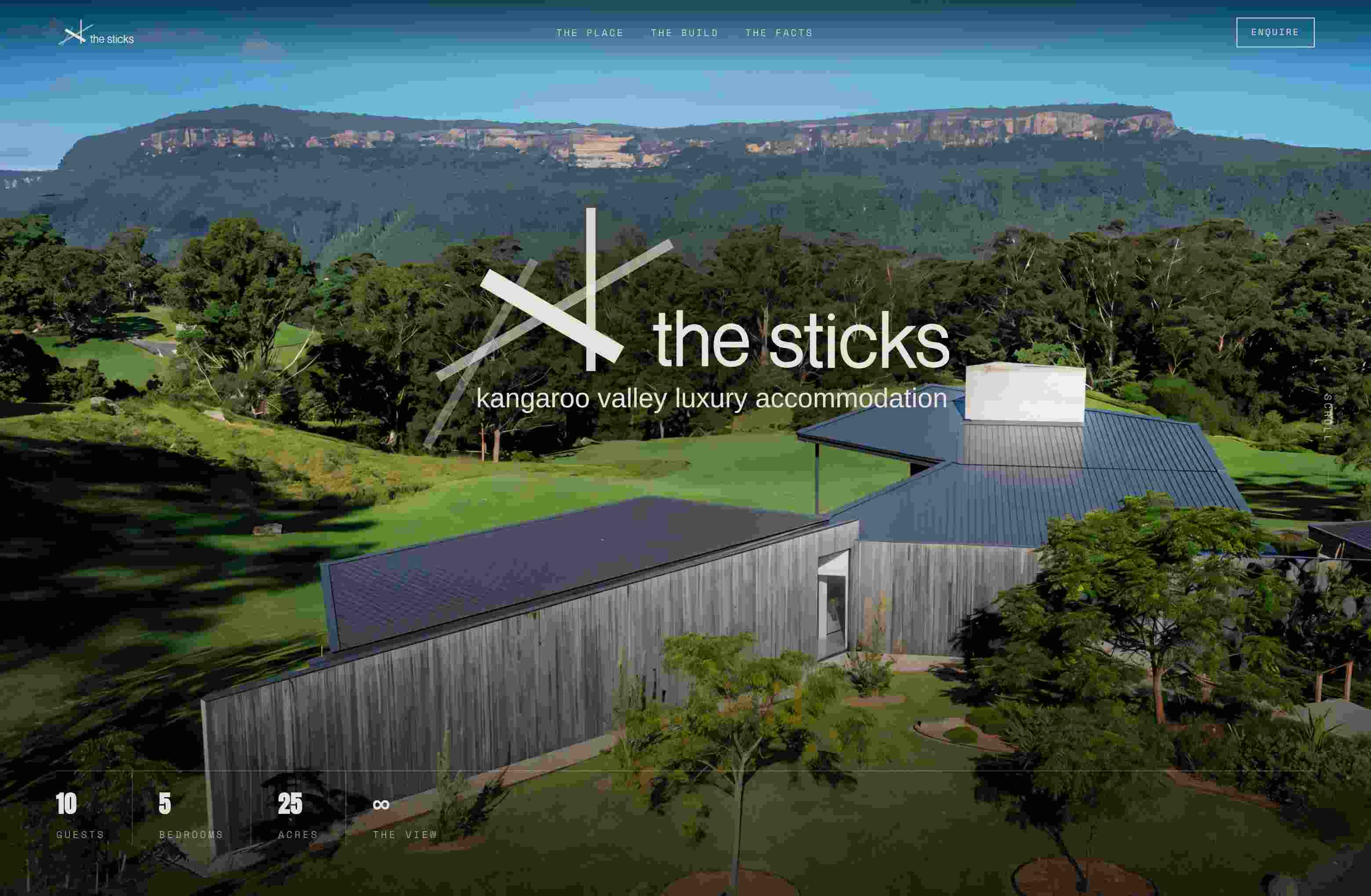 The Sticks, Web Design project thumbnail